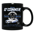 Brian O'Conner Family Racing Fast and Furious Tribute Black Coffee Mug, Gift Coffee Mug - Black