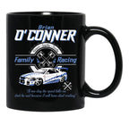 Brian O'Conner Family Racing Fast and Furious Tribute Black Coffee Mug, Gift Coffee Mug - Black