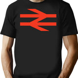 British Rail T-Shirt for Men & Women, T-Shirts Graphic Tee - Black