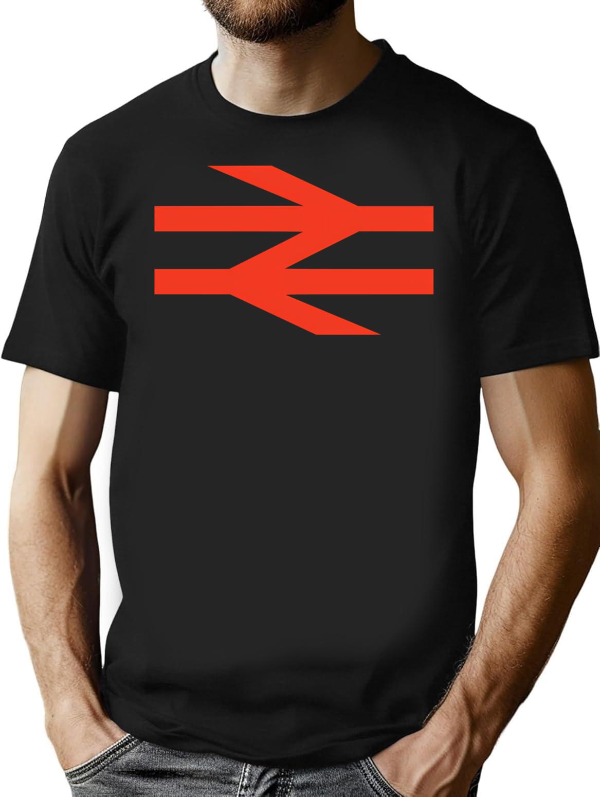 British Rail T-Shirt for Men & Women, T-Shirts Graphic Tee - Black