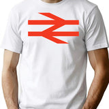 British Rail T-Shirt for Men & Women, T-Shirts Graphic Tee - White
