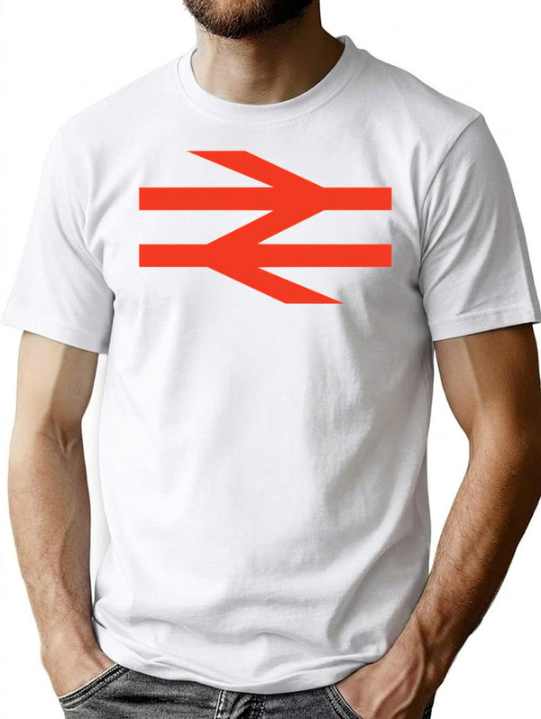British Rail T-Shirt for Men & Women, T-Shirts Graphic Tee - White