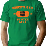 Brock'S Gym Type T-Shirt for Men & Women, T-Shirts Graphic Tee - Green