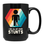 Broken Leg Shirt Ankle Knee Foot Injury Get Well Soon Gift Black Coffee Mug, Gift Coffee Mug