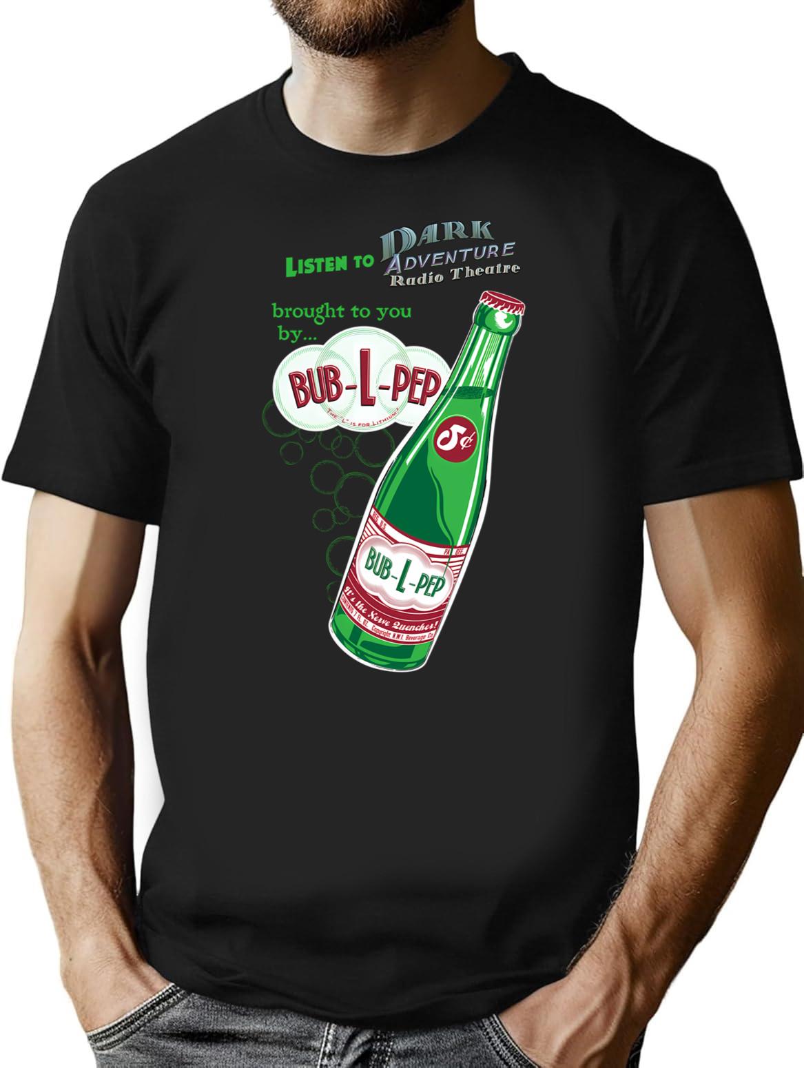 Bub-L-Pep T-Shirt for Men & Women, T-Shirts Graphic Tee - Black