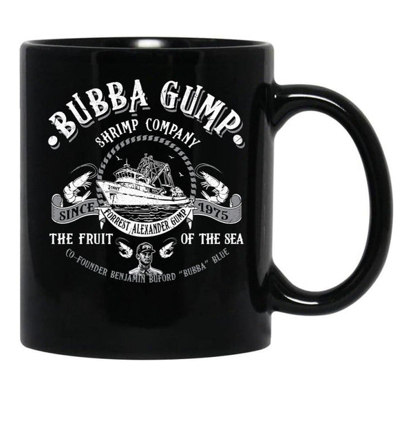 Bubba Gump Shrimp Co Black Coffee Mug, Gift Coffee Mug - Black