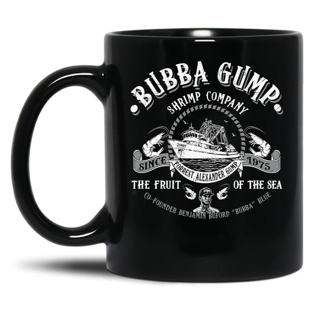 Bubba Gump Shrimp Co Black Coffee Mug, Gift Coffee Mug