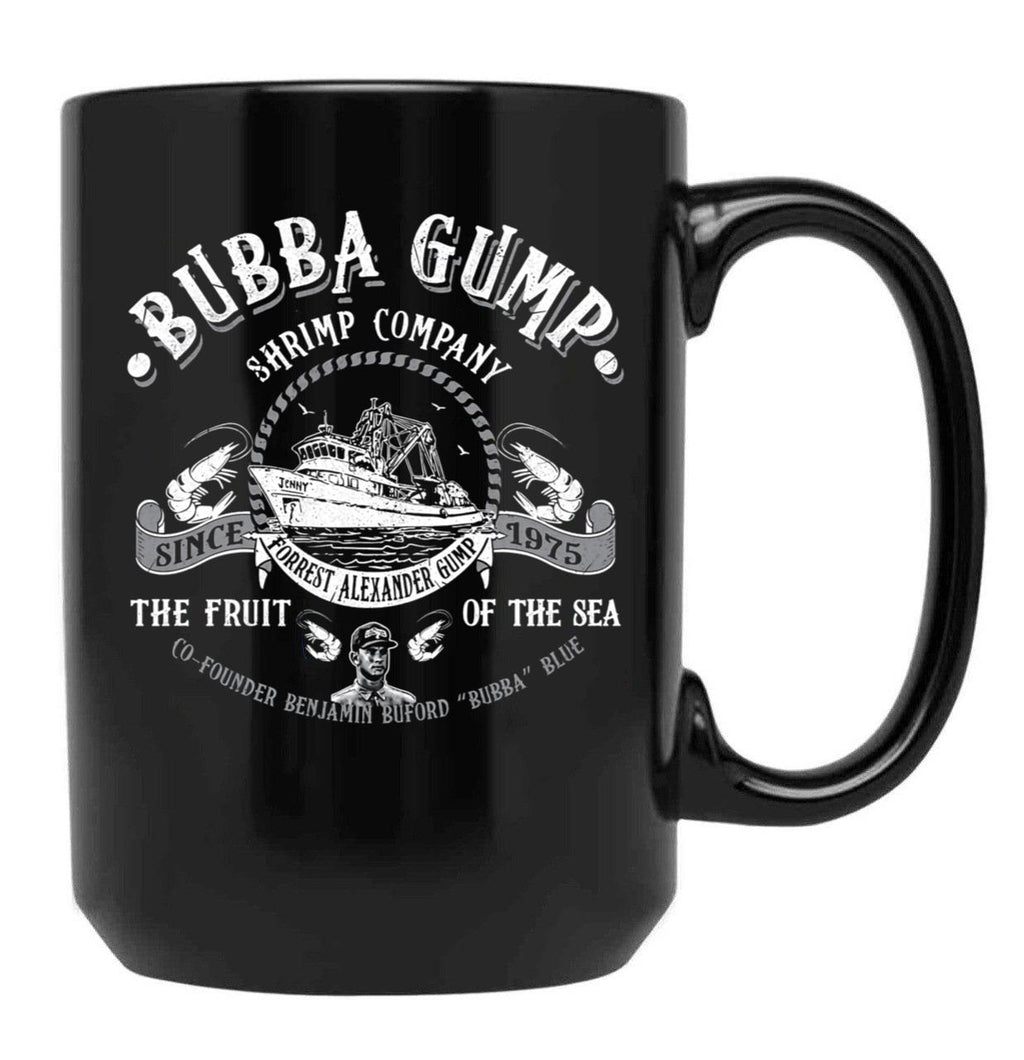 Bubba Gump Shrimp Co Black Coffee Mug, Gift Coffee Mug