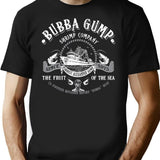 Bubba Gump Shrimp Co Premium Heavyweight Cotton T-Shirt - Black