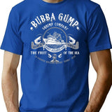 Bubba Gump Shrimp Co Premium Heavyweight Cotton T-Shirt - Blue