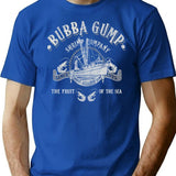 Bubba Gump Shrimp Company Worn Premium Heavyweight Cotton T-Shirt - Blue