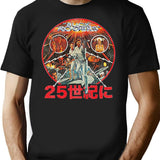 Buck Rogers Japanese Poster Worn Lts Poster Premium Heavyweight Cotton T-Shirt - Black