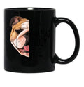 Bulldog Dad Happy Fathers Day To My Amazing Dad Bulldog Mug Black Coffee Mug - Black