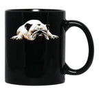 Bulldog - Funny English Bulldog Black Coffee Mug, Gift Coffee Mug - Black