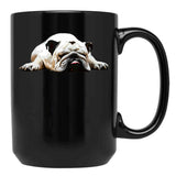 Bulldog - Funny English Bulldog Black Coffee Mug, Gift Coffee Mug