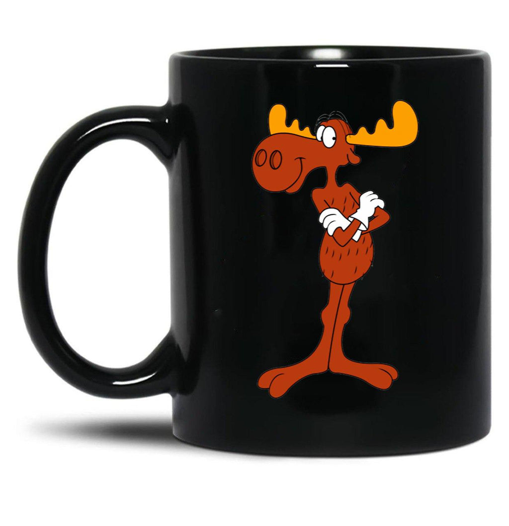 Bullwinkle Black Coffee Mug, Gift Coffee Mug