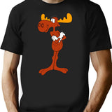 Bullwinkle Premium Heavyweight Cotton T-Shirt - Black