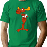Bullwinkle Premium Heavyweight Cotton T-Shirt - Green