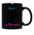 Bun In The Oven Pregnant Pregnancy Baby Bun Cute Mom Baby Shower Black Coffee Mug, Gift Coffee Mug - Black