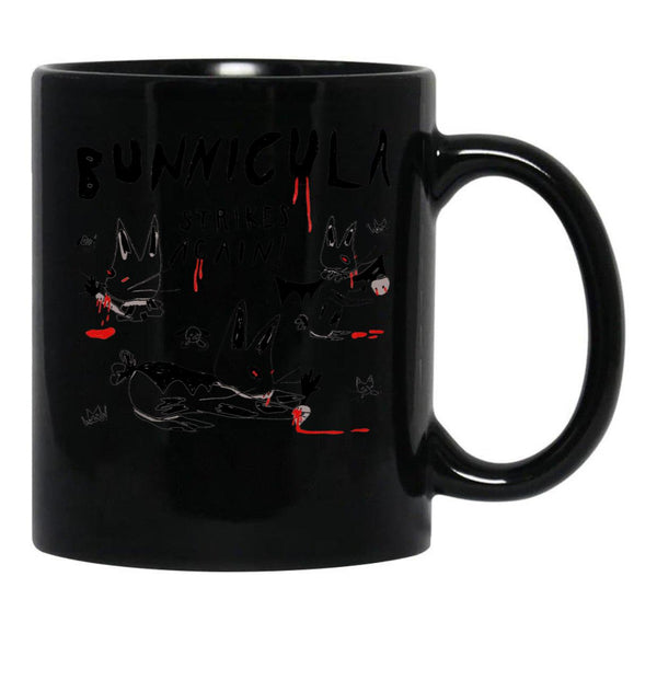 Bunnicula Strikes Again! Classic Black Coffee Mug, Gift Coffee Mug - Black