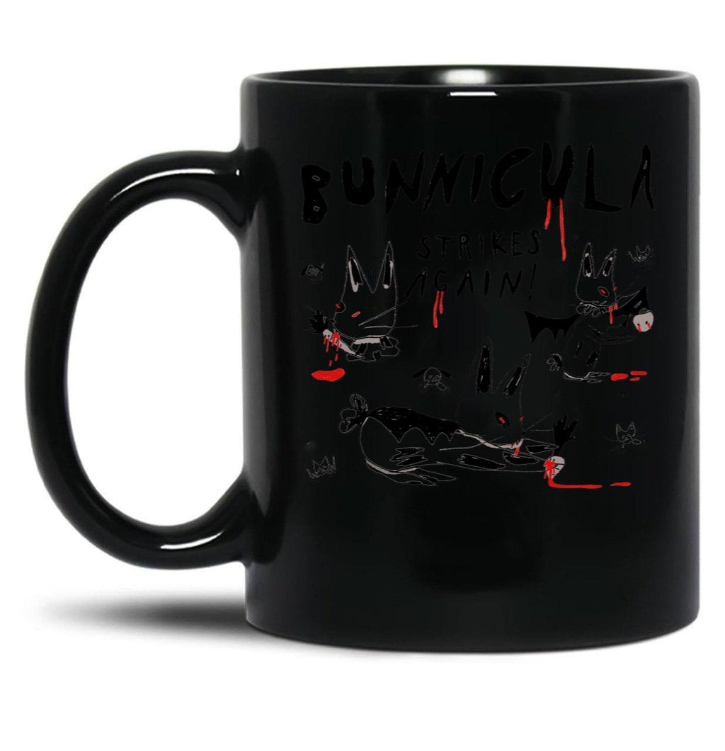 Bunnicula Strikes Again! Classic Black Coffee Mug, Gift Coffee Mug