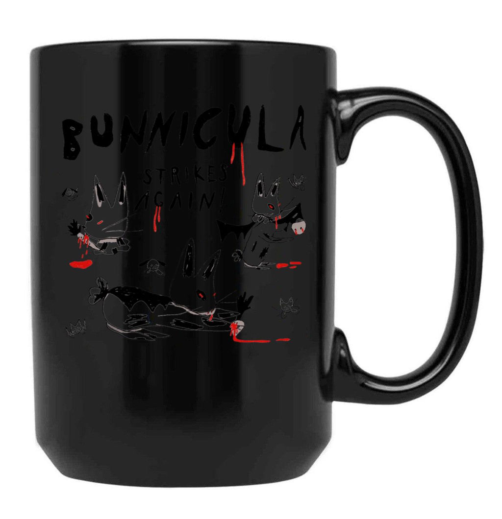 Bunnicula Strikes Again! Classic Black Coffee Mug, Gift Coffee Mug