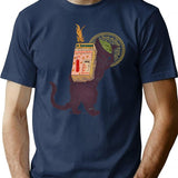 Burn With Love For Revolution Art Nouveau Cat T-Shirt for Men & Women, T-Shirts Graphic Tee - Navy