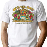 Burt'S Tiki Lounge T-Shirt for Men & Women, T-Shirts Graphic Tee - White