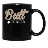 Butt Dialer Funny Cell Phone Black Coffee Mug, Gift Coffee Mug - Black