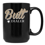 Butt Dialer Funny Cell Phone Black Coffee Mug, Gift Coffee Mug