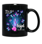 Butterflies Black Coffee Mug - Black