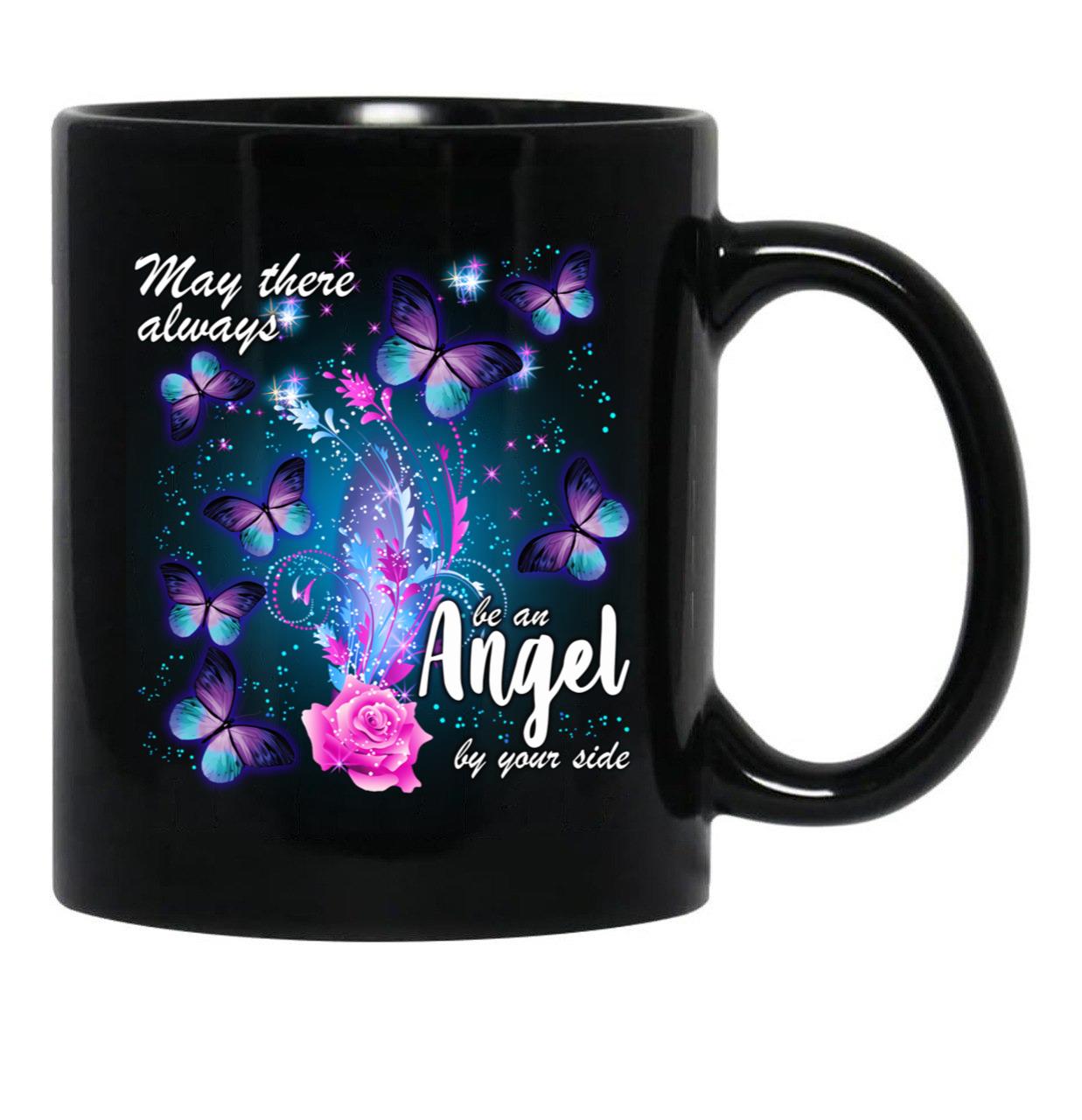 Butterflies Black Coffee Mug - Black