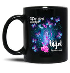 Butterflies Black Coffee Mug