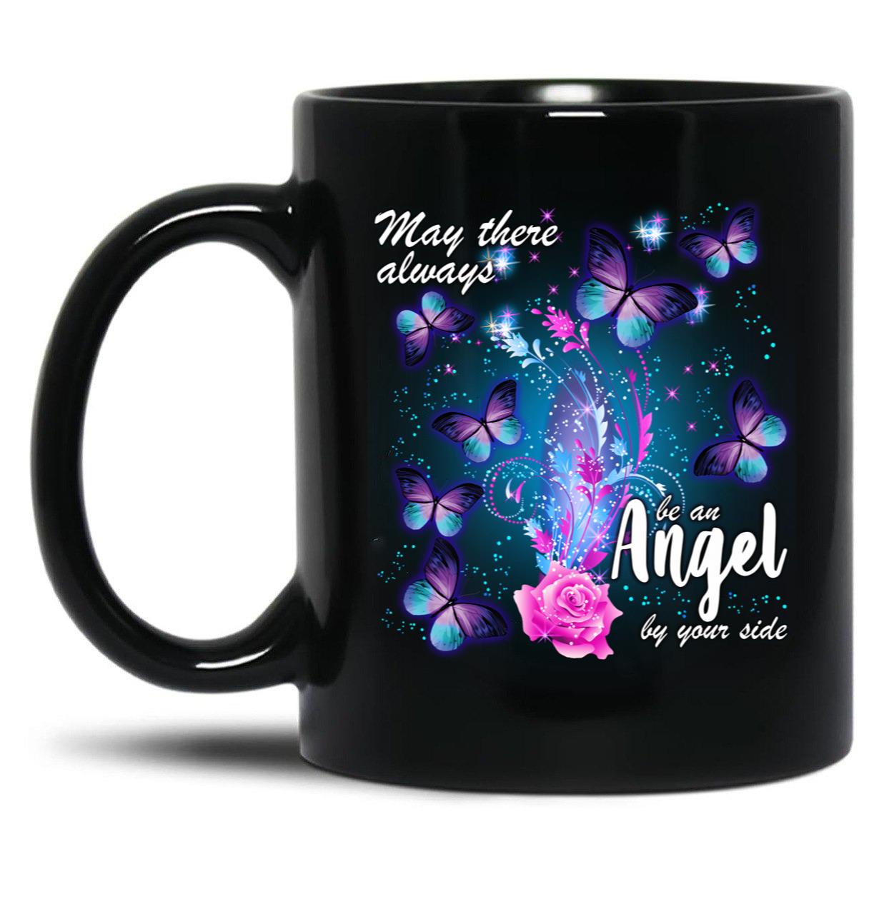 Butterflies Black Coffee Mug