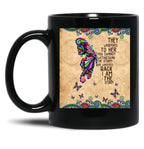 Butterfly Per Coffee Classic Mandala Pattern Purple Black Coffee Mug