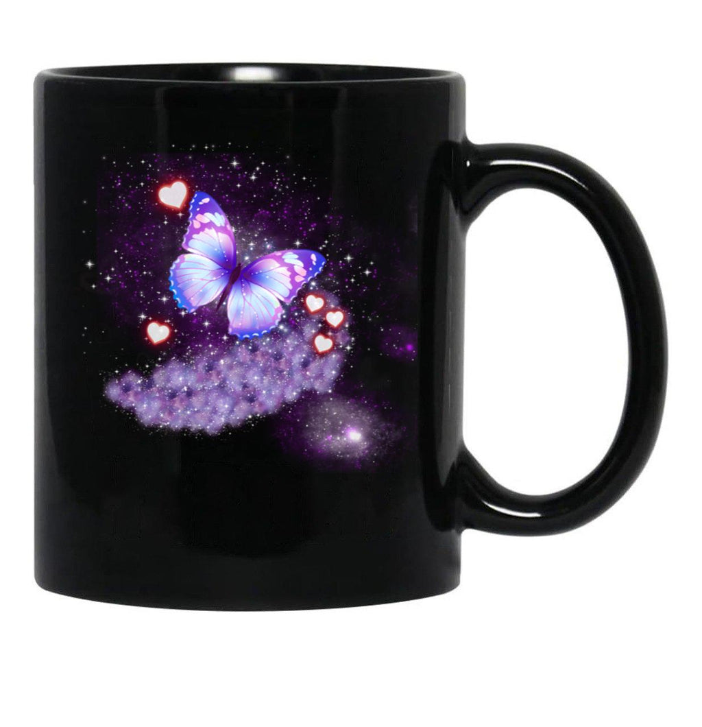 Butterfly (1) Black Coffee Mug - Black
