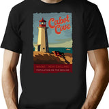 Cabot Cove T-Shirt for Men & Women, T-Shirts Graphic Tee - Black