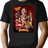 Cafe Clown T-Shirt for Men & Women, T-Shirts Graphic Tee - Black