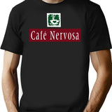 Cafe Nervosa Premium Heavyweight Cotton T-Shirt - Black