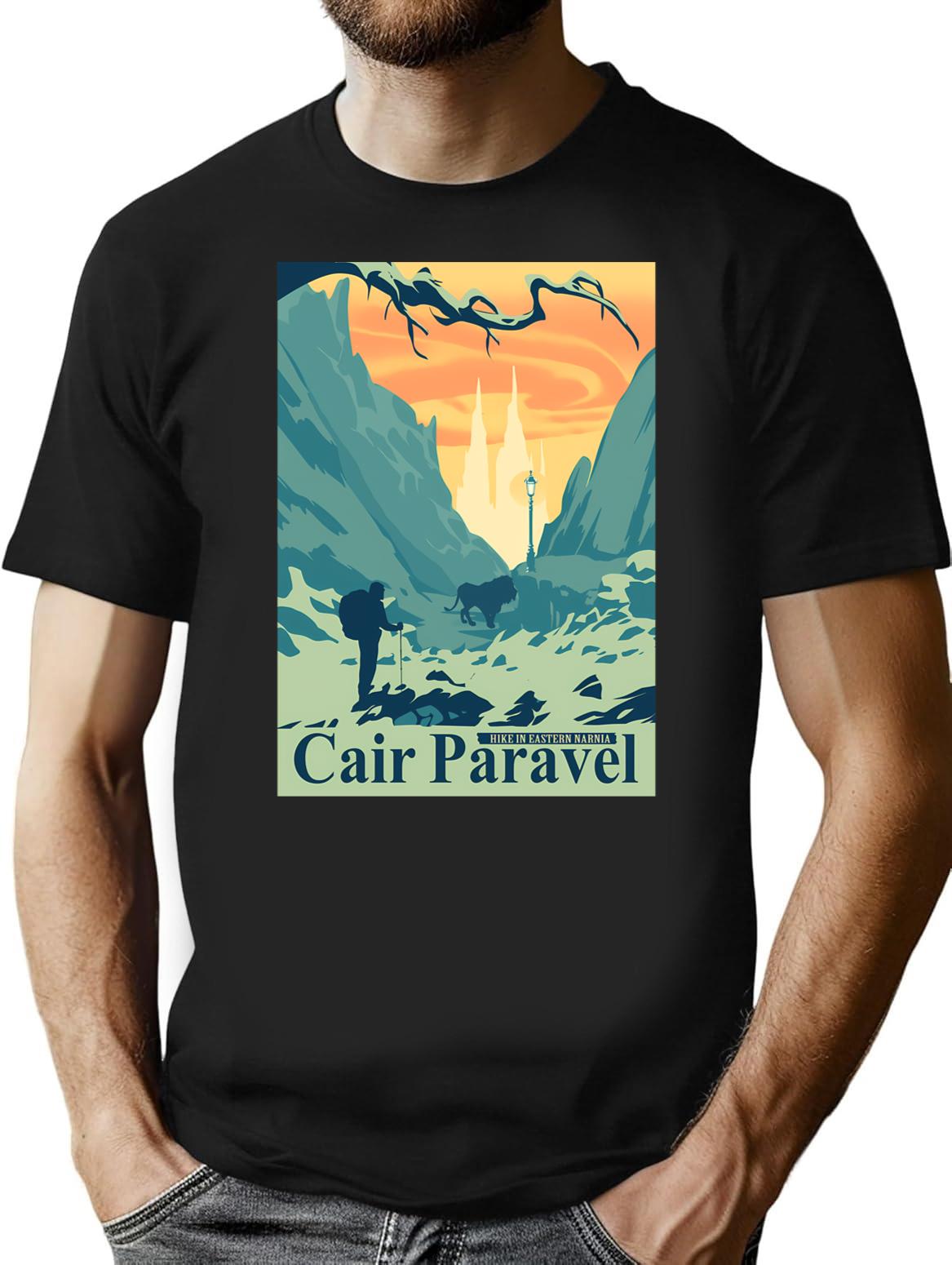 Cair Paravel Narnia T-Shirt for Men & Women, T-Shirts Graphic Tee - Black