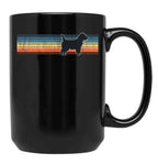 Cairn Terrier Vintage Retro Pet Lover Black Coffee Mug, Gift Coffee Mug