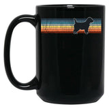 Cairn Terrier Vintage Retro Pet Lover Black Coffee Mug, Gift Coffee Mug