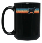 Cairn Terrier Vintage Retro Pet Lover Black Coffee Mug, Gift Coffee Mug