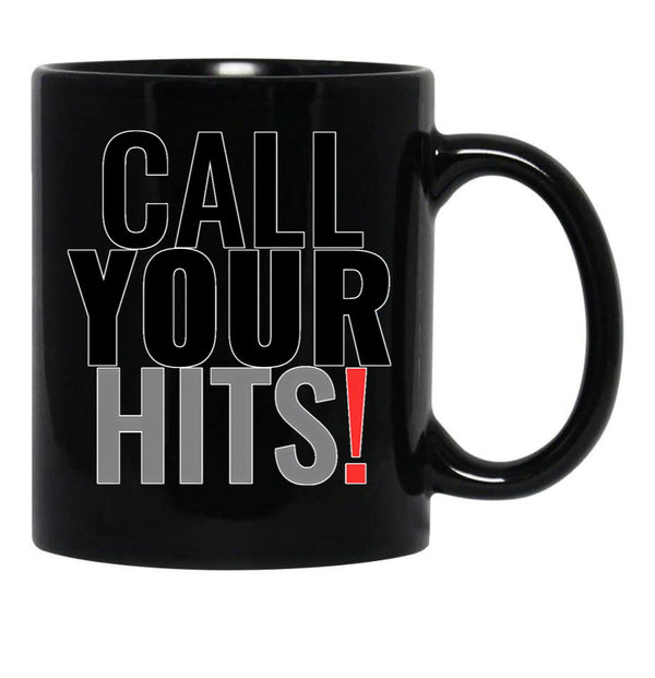 Call Your Hits Airsoft Black Coffee Mug, Gift Coffee Mug - Black