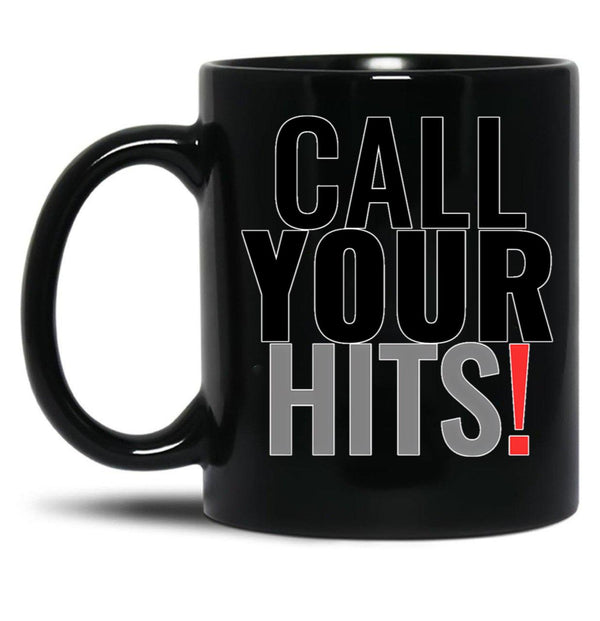 Call Your Hits Airsoft Black Coffee Mug, Gift Coffee Mug - Black
