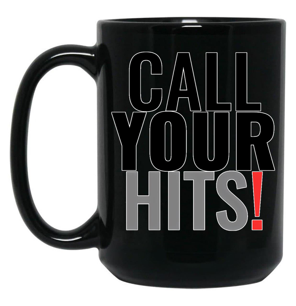 Call Your Hits Airsoft Black Coffee Mug, Gift Coffee Mug