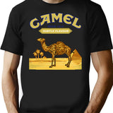 Camel Cigarettes T-Shirt for Men & Women, T-Shirts Graphic Tee - Black