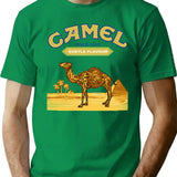 Camel Cigarettes T-Shirt for Men & Women, T-Shirts Graphic Tee - Green