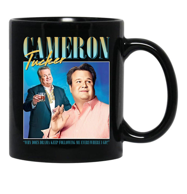Cameron Tucker Black Coffee Mug, Gift Coffee Mug - Black