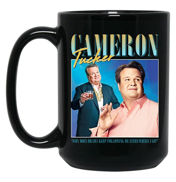 Cameron Tucker Black Coffee Mug, Gift Coffee Mug - Black